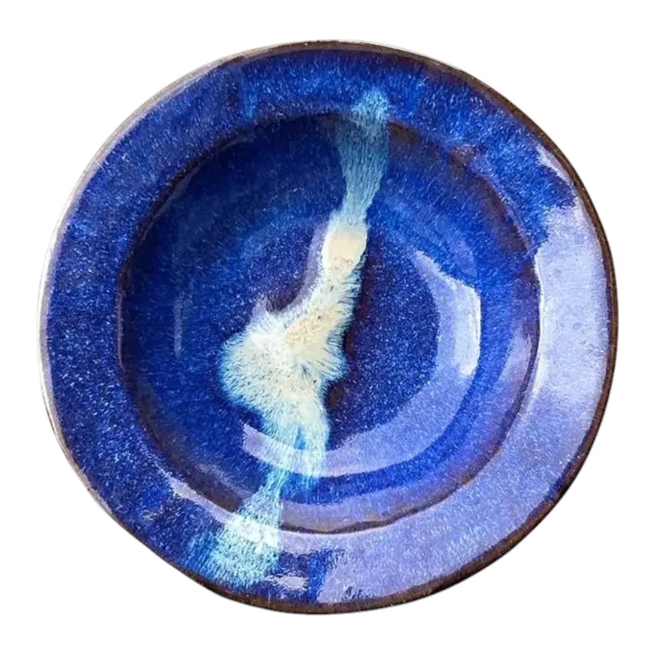 Vintage Original Studio Pottery Blue Bowl