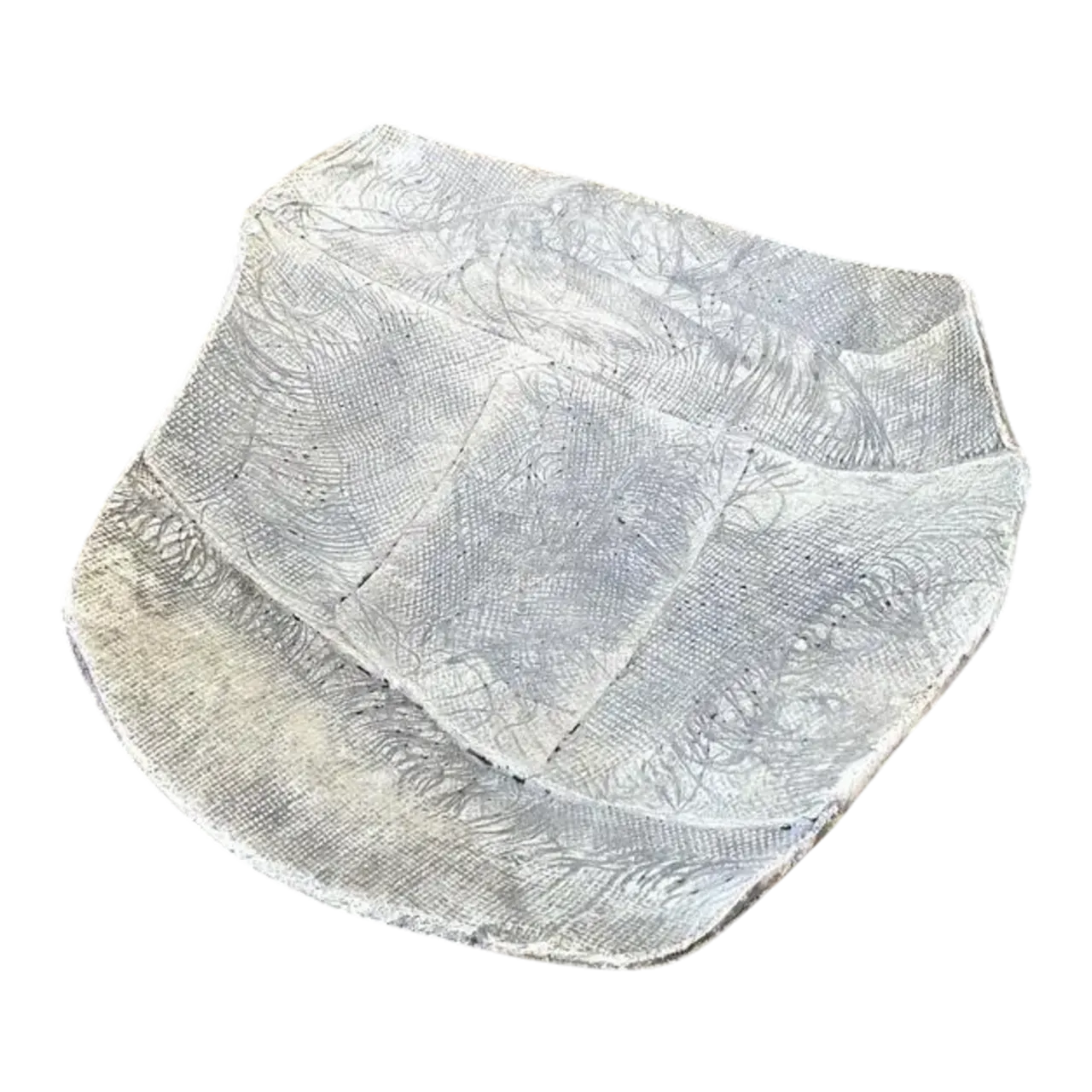 Vintage Original Studio Pottery Bowl - Earthenware, 13.25W x 3.5H