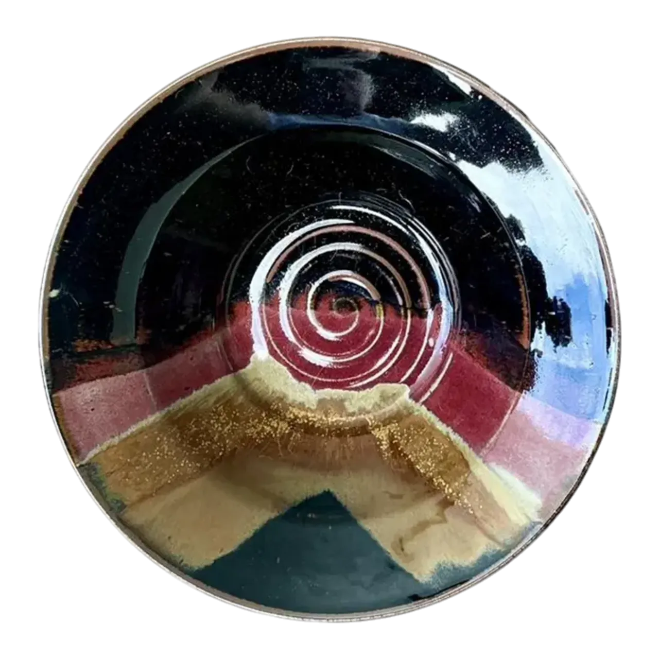 Vintage Original Studio Pottery Bowl - Pottery, 11.75W x 3H