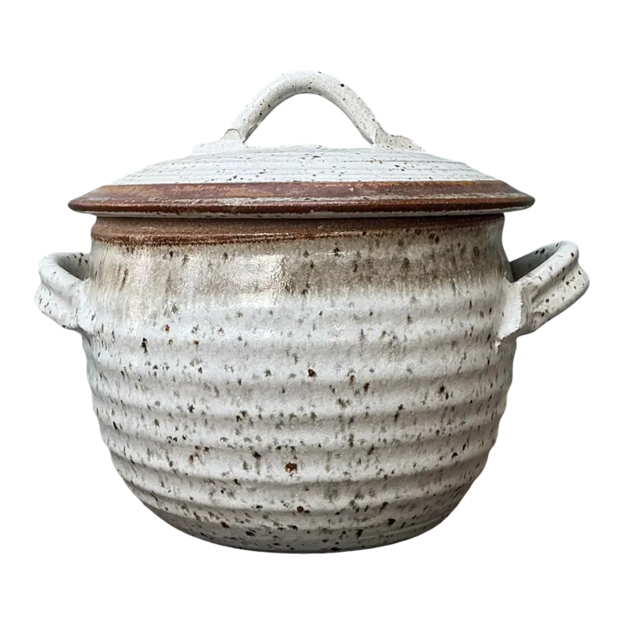 Vintage Original Studio Pottery Lidded Steam Pot