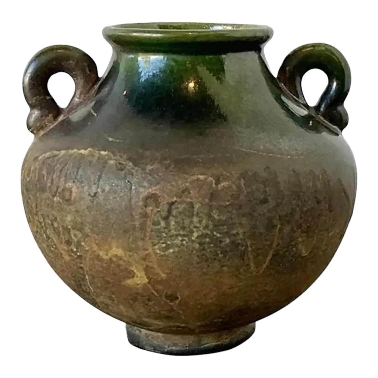 Vintage Original Studio Pottery Two Handle Vase