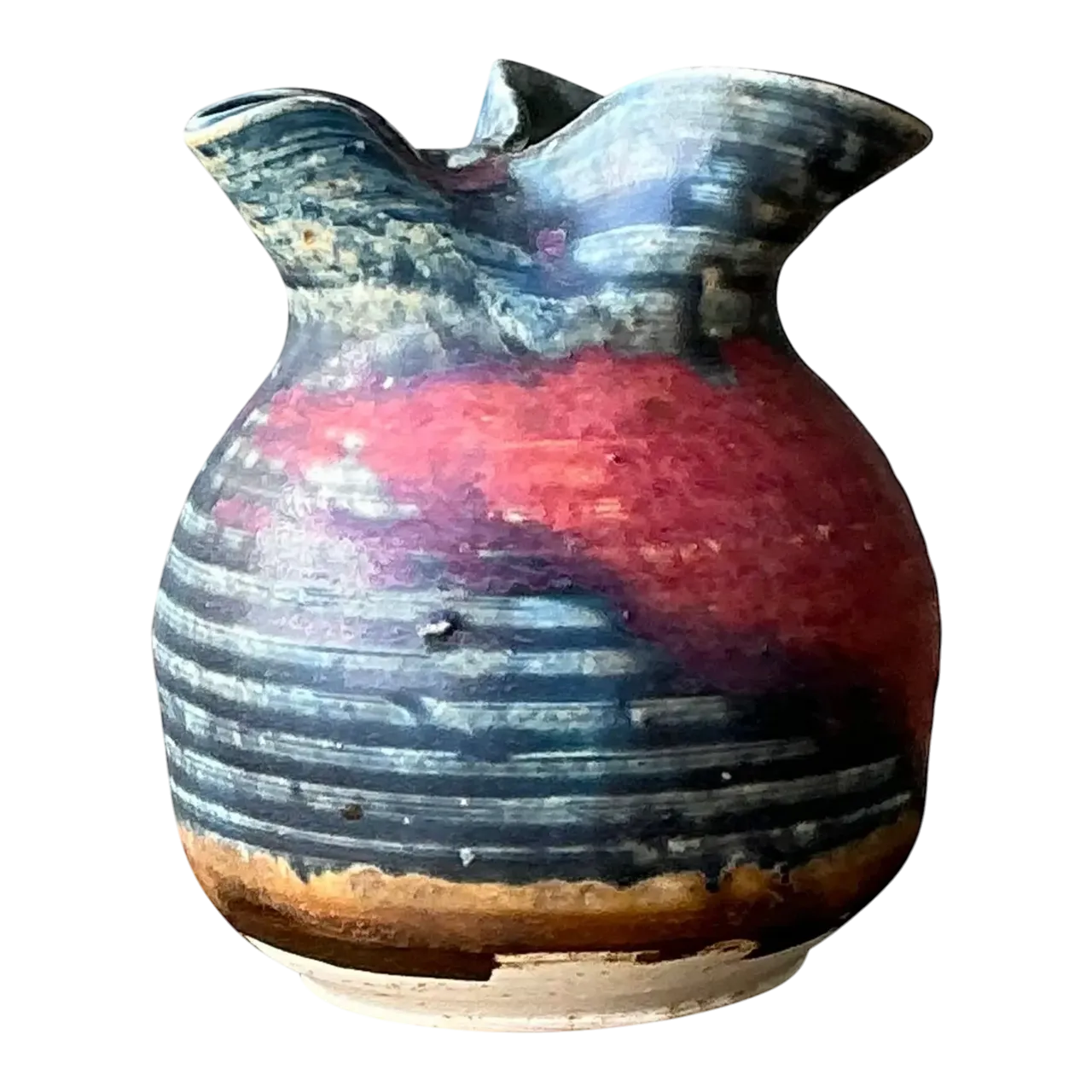 Vintage Original Studio Pottery Vase - Pottery, 3W x 3.5H