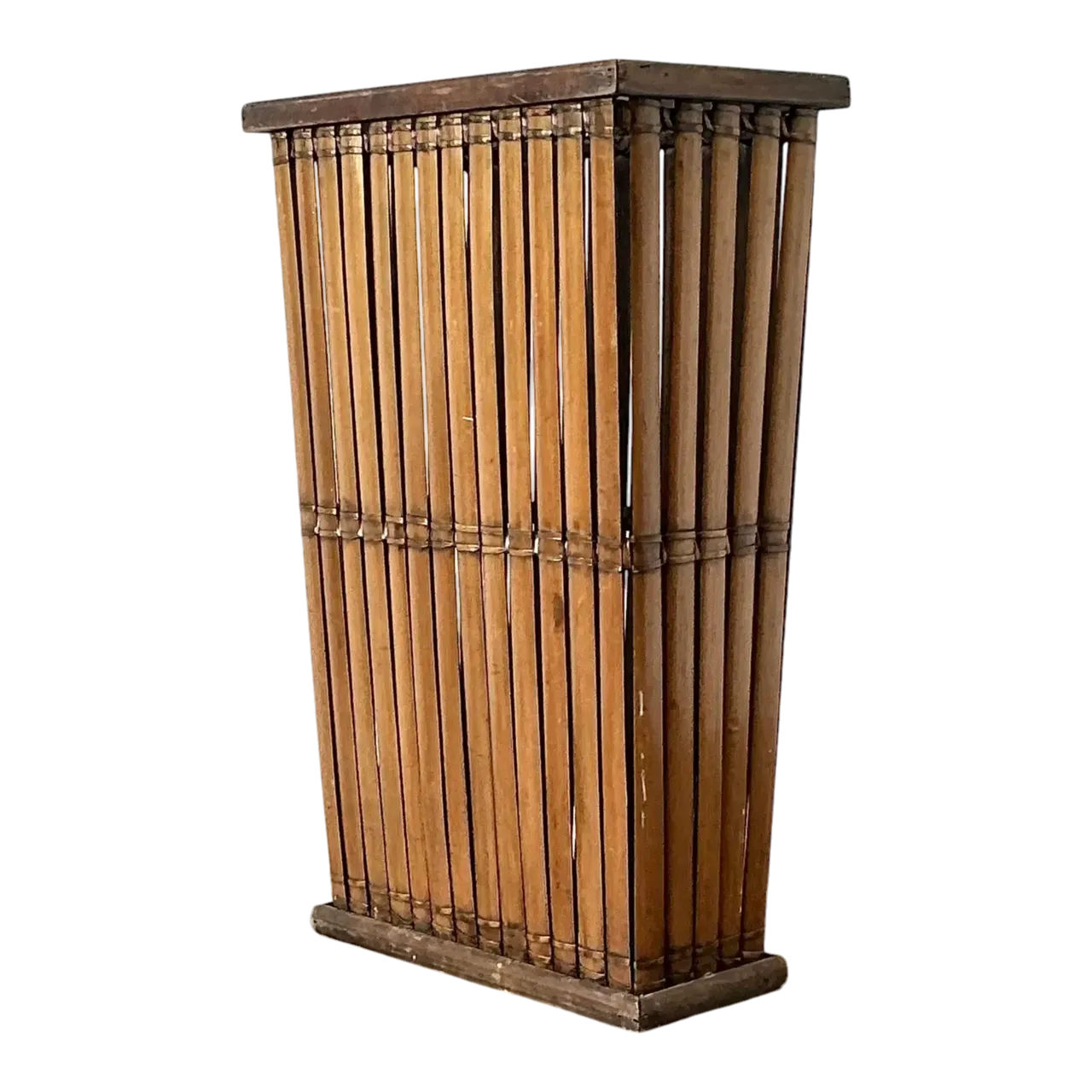 Vintage Split Rattan Umbrella Stand