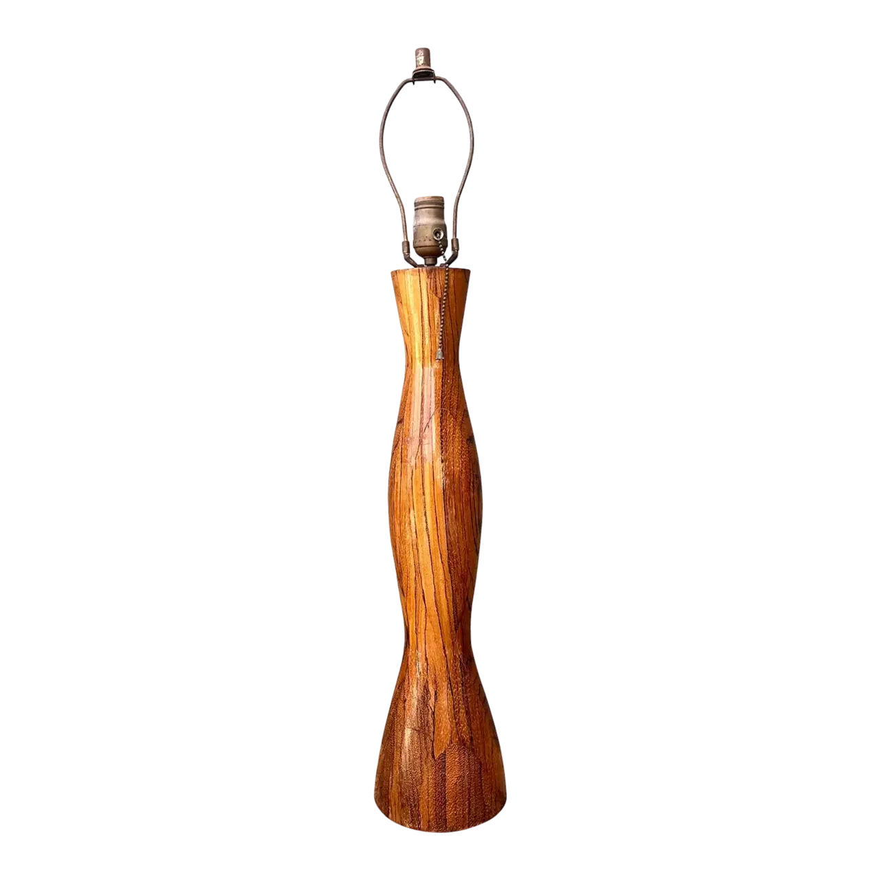 Vintage Turned Wood Lamp