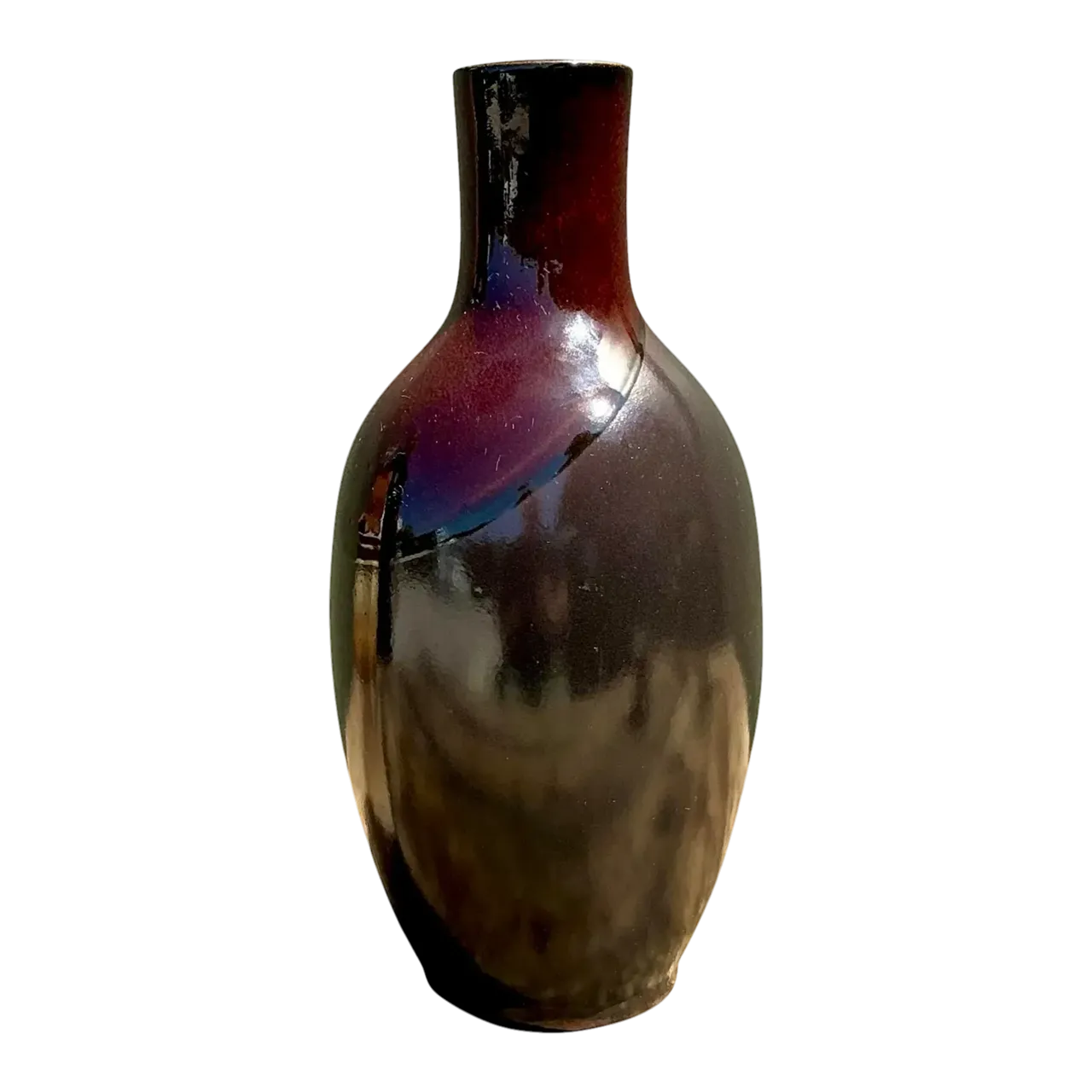 Vintage Two Tine Pottery Vase